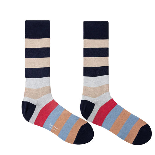 Paul Smith Charlie Stripe Blue / Multi - The Sporting Lodge