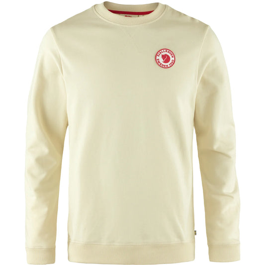 Fjallraven 1960 Logo Badge Sweater Chalk White