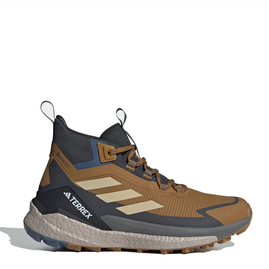 Adidas Terrex Free Hiker Shoes 2 Brown / Black / Blue - The Sporting Lodge