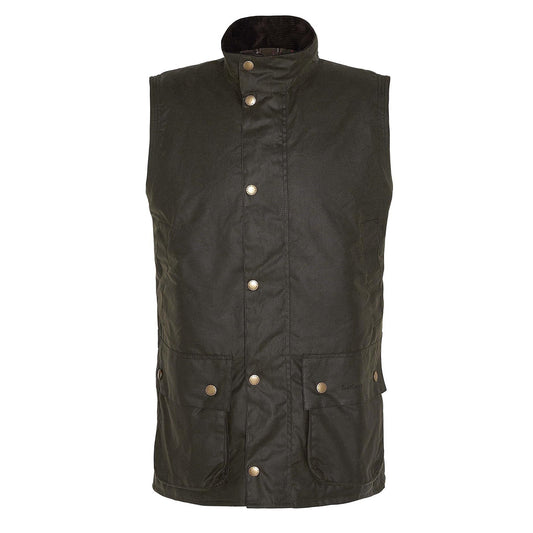 Barbour Westmorland Wax Gilet Archive Olive - The Sporting Lodge