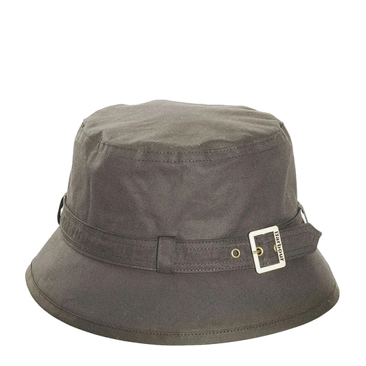 Barbour Kelso Wax Belted Hat Olive - The Sporting Lodge