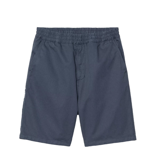 Carhartt WIP Flint Short Dusky Blue Garment Dyed - The Sporting Lodge