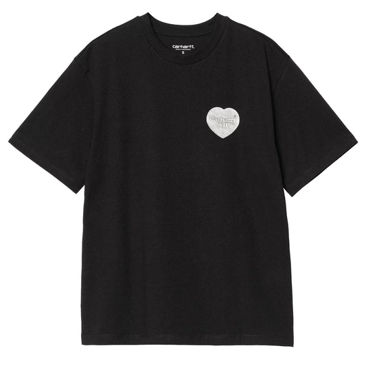 Carhartt WIP Womens S/S Hartt Chain T-Shirt Black - The Sporting Lodge