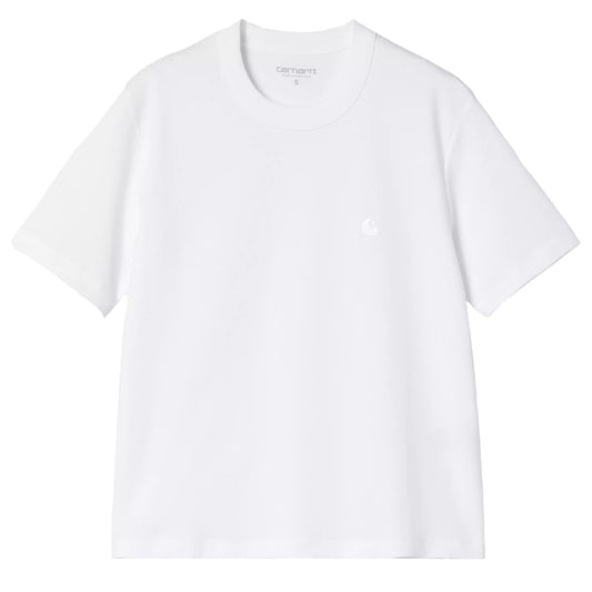 Carhartt WIP Womens S/S Luca T-Shirt White - The Sporting Lodge