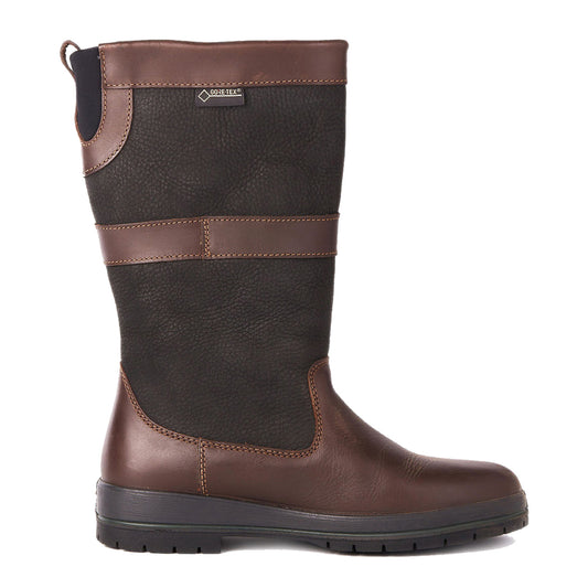 Dubarry Womens Kildare Leather Boot Black / Brown - The Sporting Lodge