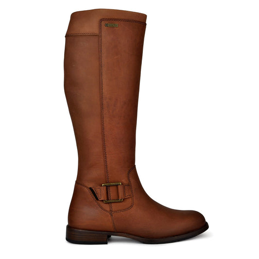 Dubarry Womens Limerick Gore-Tex Leather Boots Chestnut - The Sporting Lodge