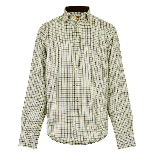 Dubarry Connell Tattersall Check L/S Shirt Sage - The Sporting Lodge