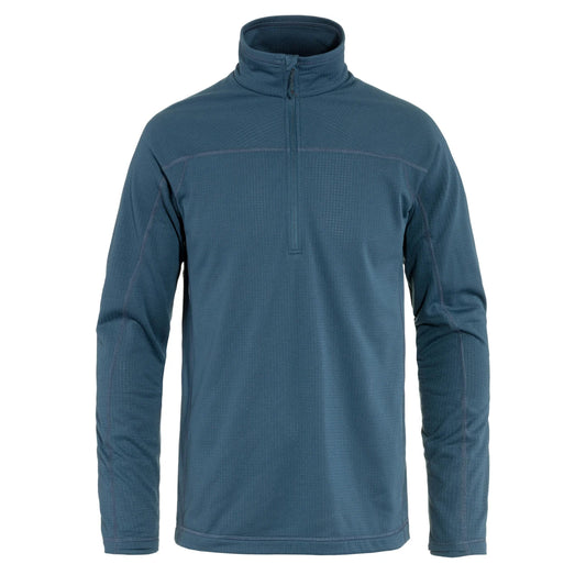Fjallraven Abisko Lite Fleece Half Zip Indigo Blue