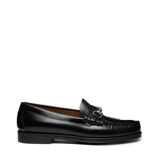 G.H Bass Easy Weejun Lincoln Moc Black Leather - The Sporting Lodge