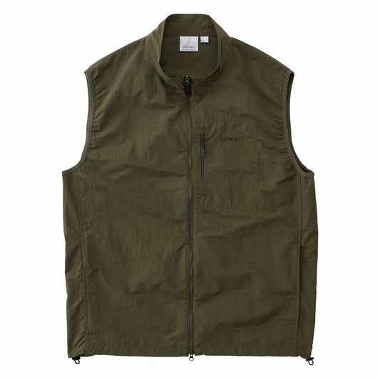Gramicci Nylon Vest Deep Olive - The Sporting Lodge