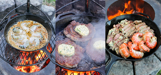 BANK HOLIDAY RECIPE - GRILLED STEAK & SHRIMP WITH GARLIC BUTTER