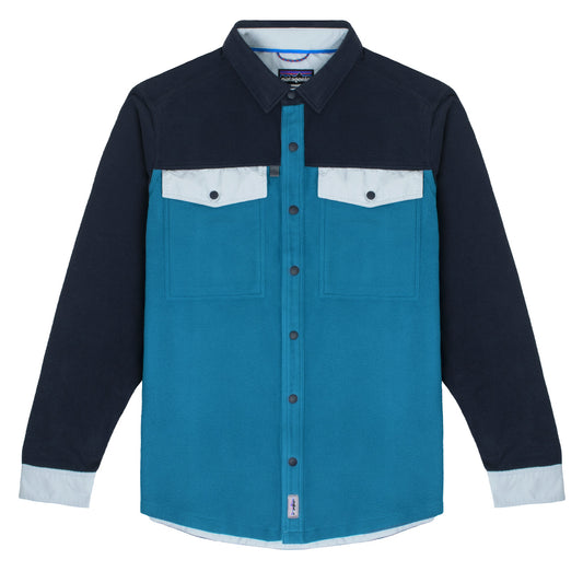 Patagonia L/S Early Rise Snap Shirt Wavy Blue - The Sporting Lodge