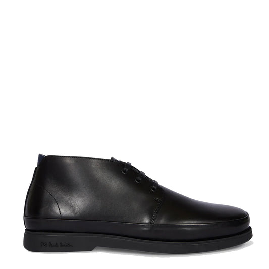 Paul Smith Leather Crane Chukka Boots Black - The Sporting Lodge
