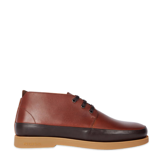 Paul Smith Leather Crane Chukka Boots Tan - The Sporting Lodge