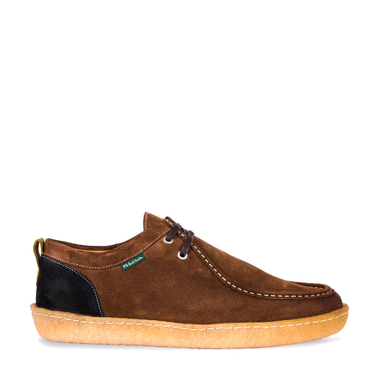 Paul Smith Suede Buster Shoes Dark Brown - The Sporting Lodge