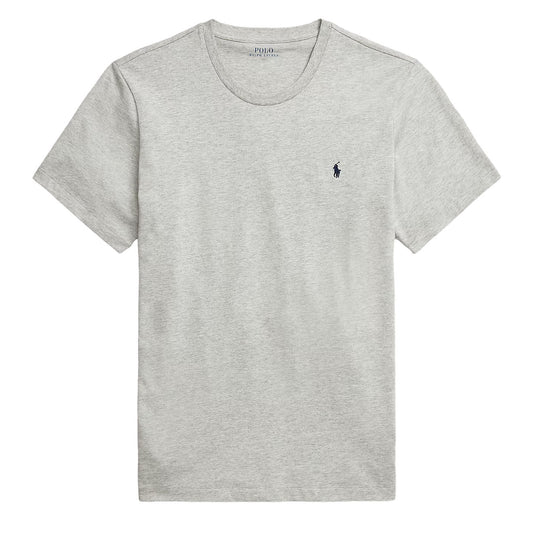 Polo Ralph Lauren Cotton Jersey Sleep Shirt Andover Heather - The Sporting Lodge