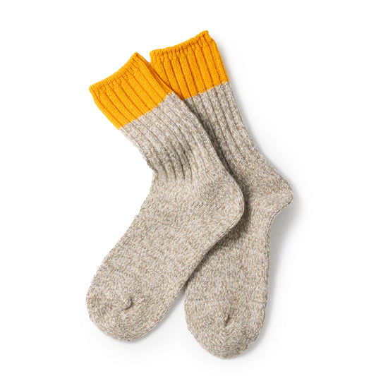 Rototo Merino Wool Ragg Socks Yellow - The Sporting Lodge